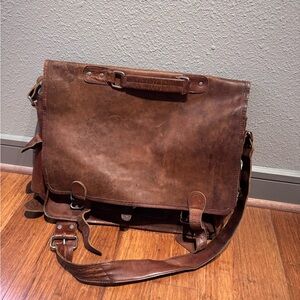 Scaramanga Vintage Leather Men's Messenger Bag
